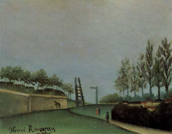 Henri Rousseau Fortification Porte de Vanves France oil painting art